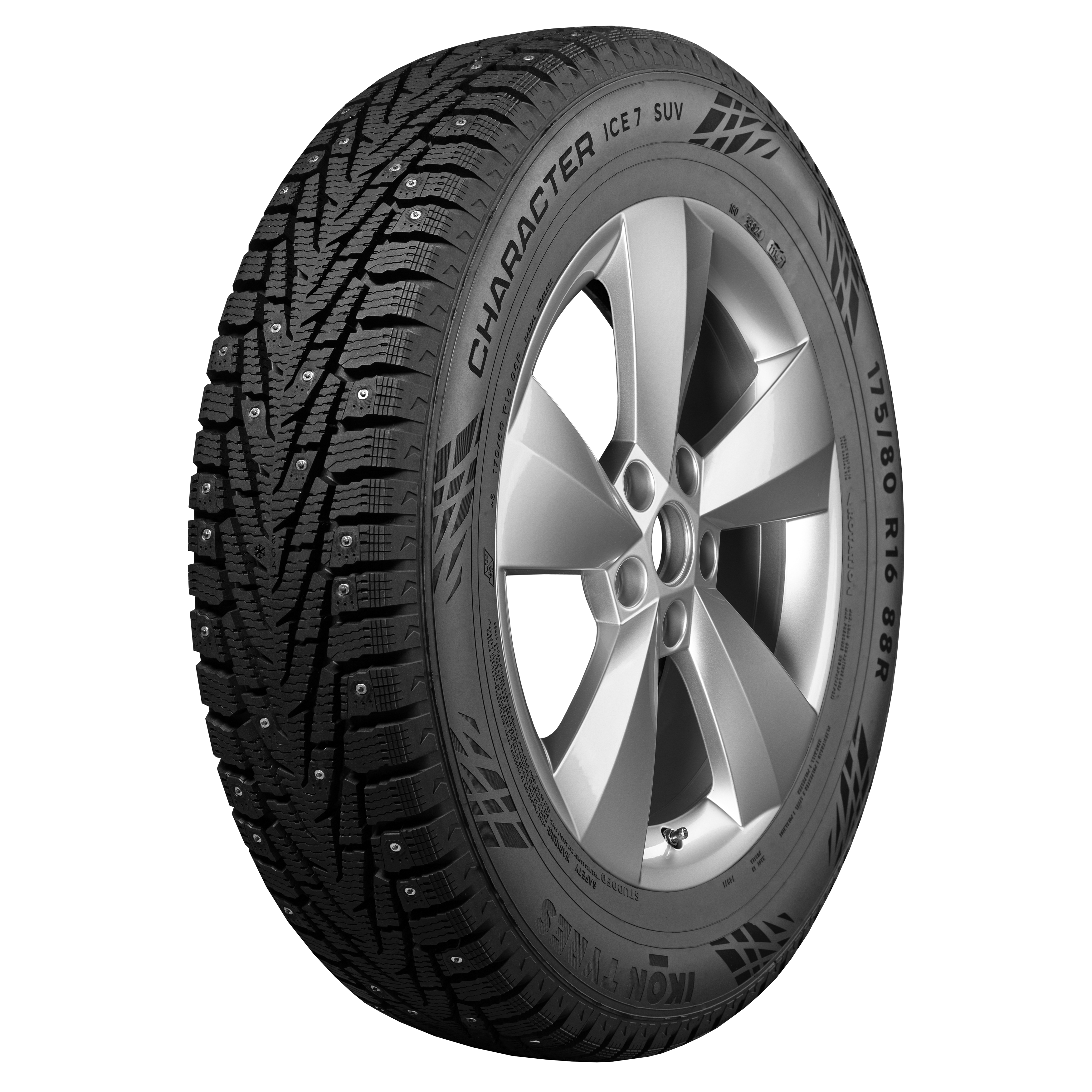 R18 285/60 116T XL Ikon (Nokian Tyres) Character Ice 7 SUV Шип.